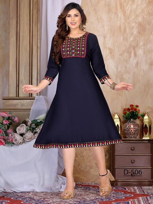 Riyaa Ruchika rayon Designer Exclusive Kurti collection